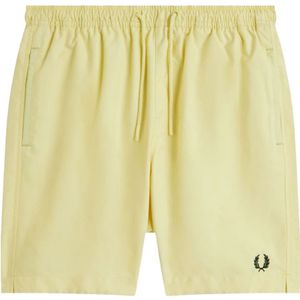 Fred Perry, Heren, Badkleding, Geel, Maat: L Poliester,