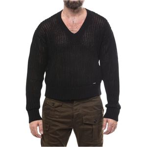 Dsquared2, Heren, Truien, Zwart, Maat: M