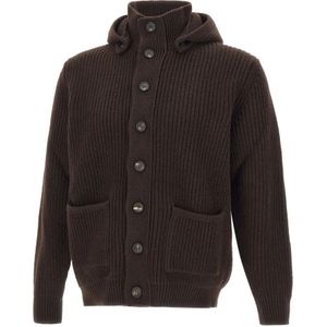 Filippo De Laurentiis, Heren, Truien, Bruin, Maat: 2XL Wol,