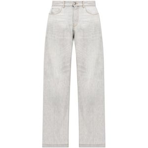 Palm Angels, Heren, Jeans, Grijs, Maat: W31 Katoen,