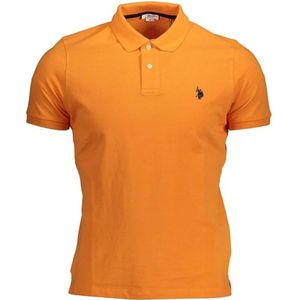 U.s. Polo Assn., Heren, Tops, Oranje, Maat: 3XL Katoen,