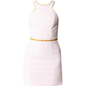 Elisabetta Franchi, Dames, Jurken, Roze, Maat: XS Satijn,