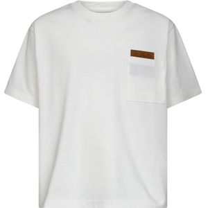 Bottega Veneta, Heren, Tops, Wit, Maat: S Katoen,