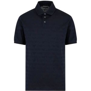 Emporio Armani, Heren, Tops, Blauw, Maat: XL