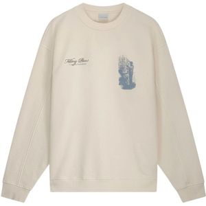 Filling Pieces, Heren, Sweatshirts & Hoodies, Beige, Maat: XL
