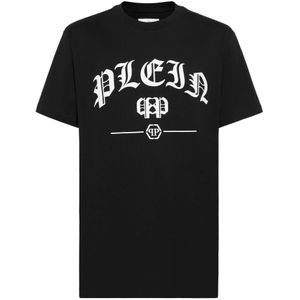 Philipp Plein, Heren, Tops, Zwart, Maat: 3XL Katoen,