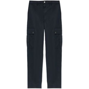 Burberry, Heren, Broeken, Zwart, Maat: L Katoen,