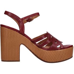 Chie Mihara, Dames, Schoenen, Rood, Maat: 37 EU Leer,