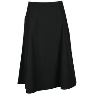 Bottega Veneta, Dames, Rokken, Zwart, Maat: S Katoen,