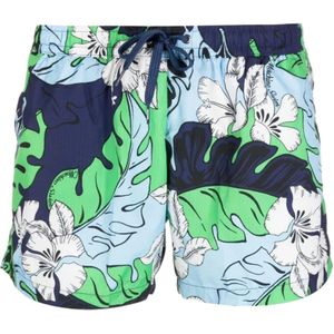 Moschino, Heren, Badkleding, Blauw, Maat: 2XL