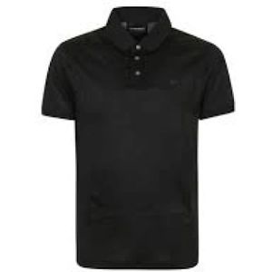 Emporio Armani, Heren, Tops, Zwart, Maat: L Katoen,