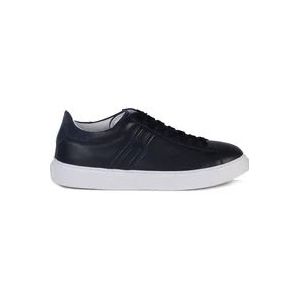 Hogan Blauwe Suède Herensneakers , Blue , Heren , Maat: 40 1/2 EU