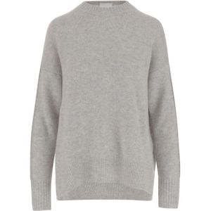 Allude, Dames, Truien, Grijs, Maat: XS Kasjmier,