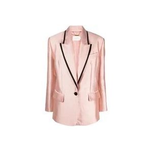 Zimmermann Stijlvolle Jas , Pink , Dames , Maat: XS