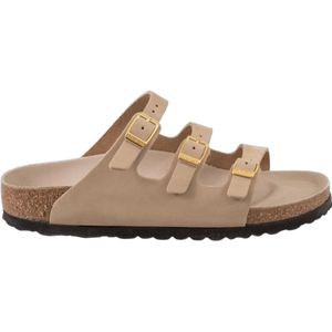 Birkenstock, Dames, Schoenen, Beige, Maat: 39 EU