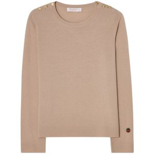 Busnel, Dames, Truien, Beige, Maat: XS Wol,