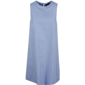 Max Mara, Dames, Jurken, Blauw, Maat: XS Katoen,