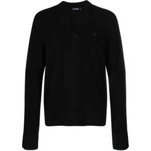 J.Lindeberg, Heren, Tops, Zwart, Maat: L Nylon,