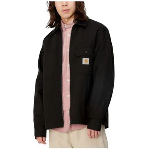 Carhartt Wip, Heren, Jassen, Zwart, Maat: L Katoen,