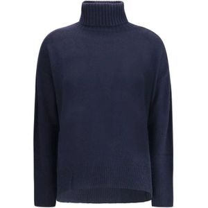 Allude, Dames, Truien, Blauw, Maat: S Kasjmier,