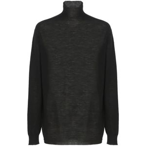 Rick Owens, Heren, Truien, Zwart, Maat: L Wol,