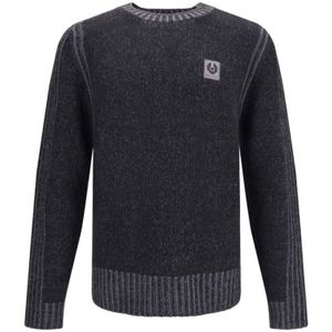 Belstaff, Heren, Truien, Grijs, Maat: L Wol,