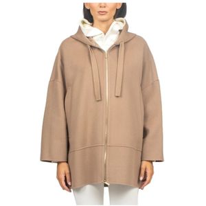 Max Mara, Dames, Sweatshirts & Hoodies, Bruin, Maat: S