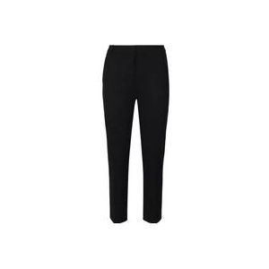 Pinko Zwarte stretch viscose broek , Black , Dames , Maat: S
