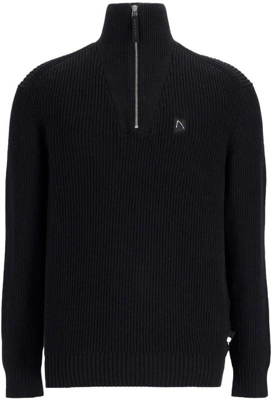 CHASIN' - Oliver Half Zip - Trui - Zwart - Schipperstruien
