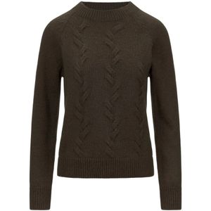 K-Way, Dames, Truien, Bruin, Maat: S Leer,