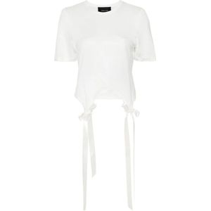 Simone Rocha, Dames, Tops, Wit, Maat: S Jersey,