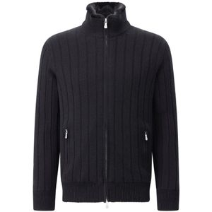 Gran Sasso, Heren, Truien, Zwart, Maat: L Kasjmier,