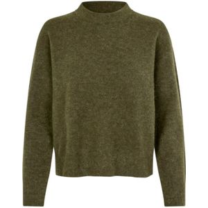 Samsøe Samsøe, Dames, Truien, Groen, Maat: M Wol,