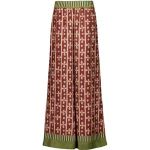 La DoubleJ, Dames, Broeken, Veelkleurig, Maat: XS Zijde,