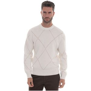 Gran Sasso, Heren, Truien, Wit, Maat: 3XL Kasjmier,