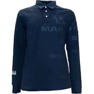 La Martina, Heren, Tops, Blauw, Maat: L