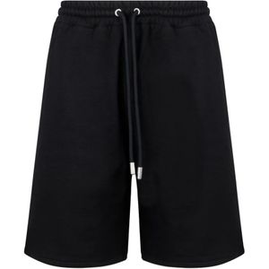 Off White, Heren, Korte broeken, Zwart, Maat: S Katoen,