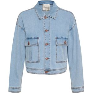 My Essential Wardrobe, Dames, Jassen, Blauw, Maat: M Denim,