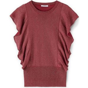 Motivi, Dames, Truien, Rood, Maat: XS Viscose,