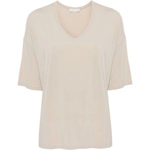 Le Tricot Perugia, Dames, Tops, Beige, Maat: 3XL Viscose,