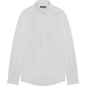 Dolce & Gabbana, Heren, Overhemden, Wit, Maat: 2XL