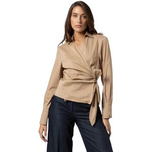 Kocca, Dames, Blouses & Shirts, Bruin, Maat: XL