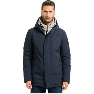 YES Zee, Heren, Mantels, Blauw, Maat: S