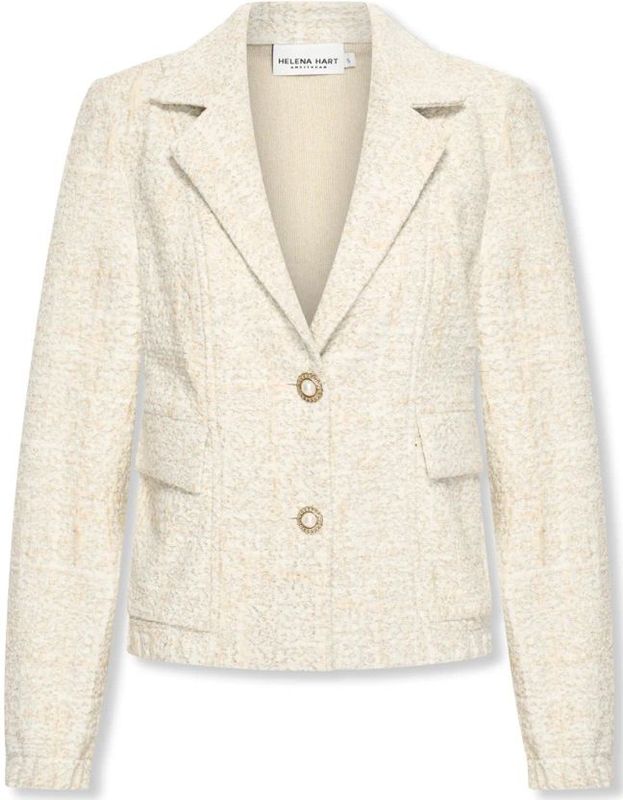 Helena Hart - Blazer Bomba Lux 7632 - Beige - Dames - Leer