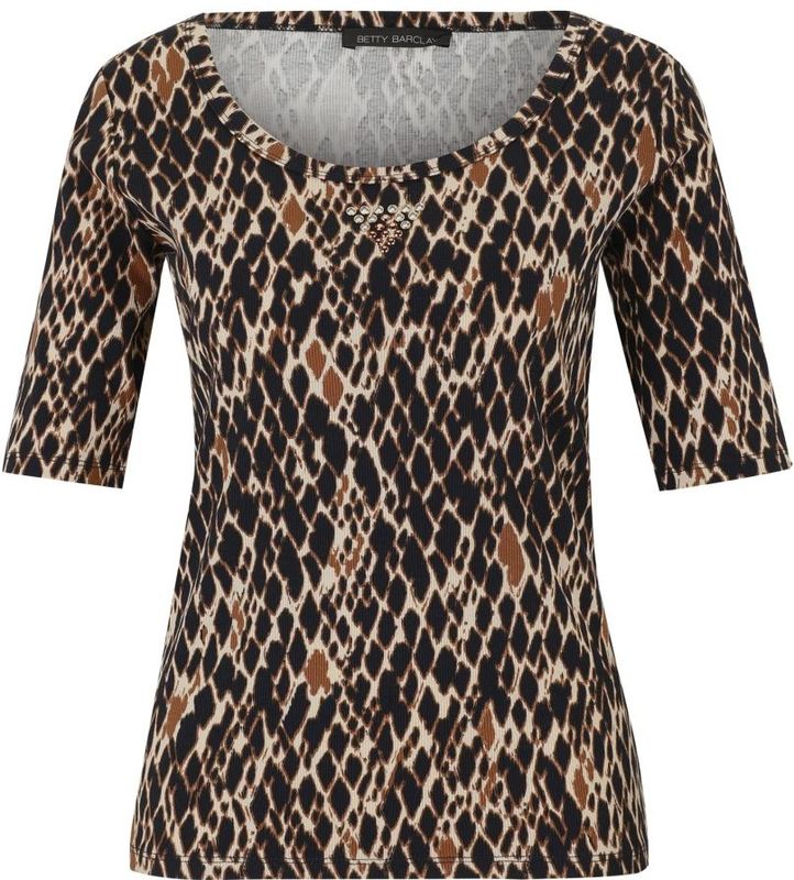 Betty Barclay - Geribbeld Hemdje - Veelkleurig - Dames
