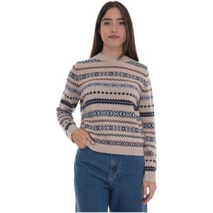 Weekend Max Mara, Dames, Truien, Beige, Maat: XL Wol,