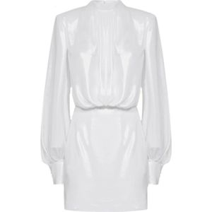 Blanca Vita, Dames, Jurken, Grijs, Maat: S Poliester,