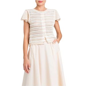 Twinset, Dames, Truien, Roze, Maat: XS