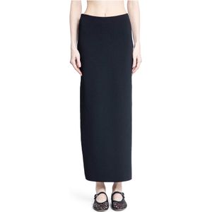 Max Mara, Dames, Rokken, Zwart, Maat: S Zijde,