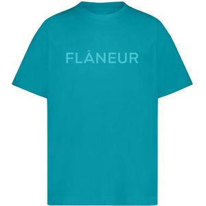 Flâneur, Heren, Tops, Groen, Maat: 2XL Katoen,
